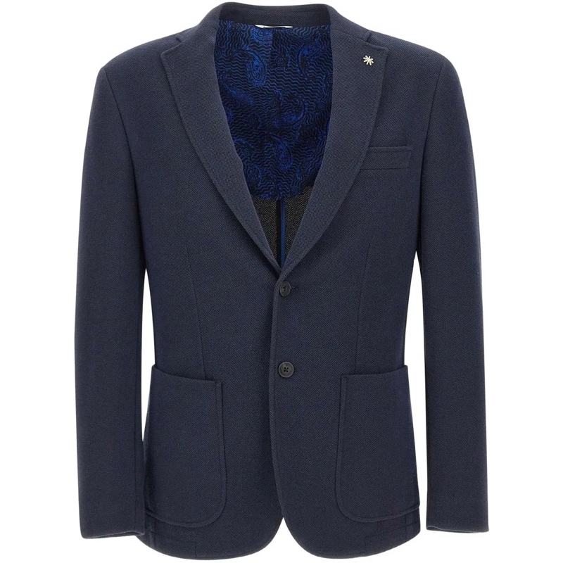 Manuel Ritz  blazer blauw blau