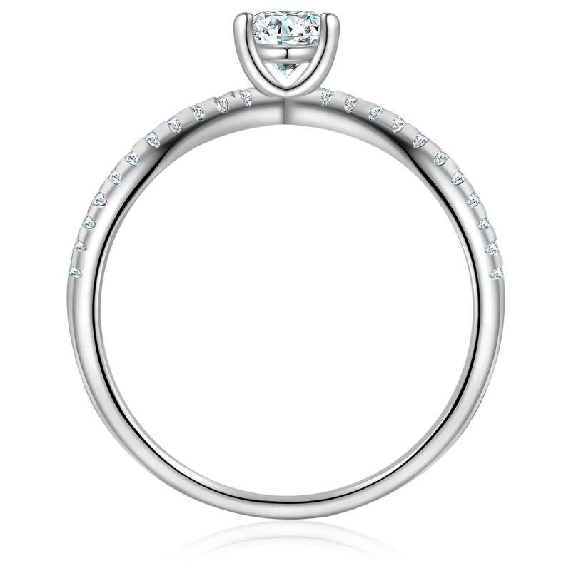 Trilani Ring Sterling Silber Ring Zirkonia Infinity silber(Image 3)