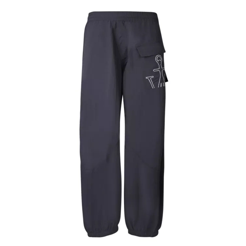 J.W.Anderson Embroidered Logo Trousers Blue 