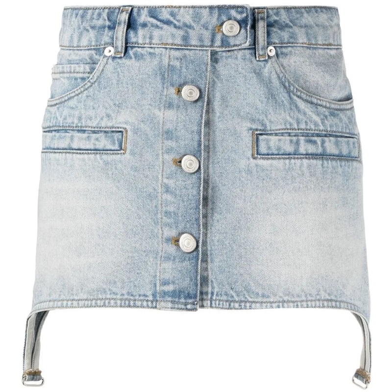 Courrèges Midirock Skirts Blue blau