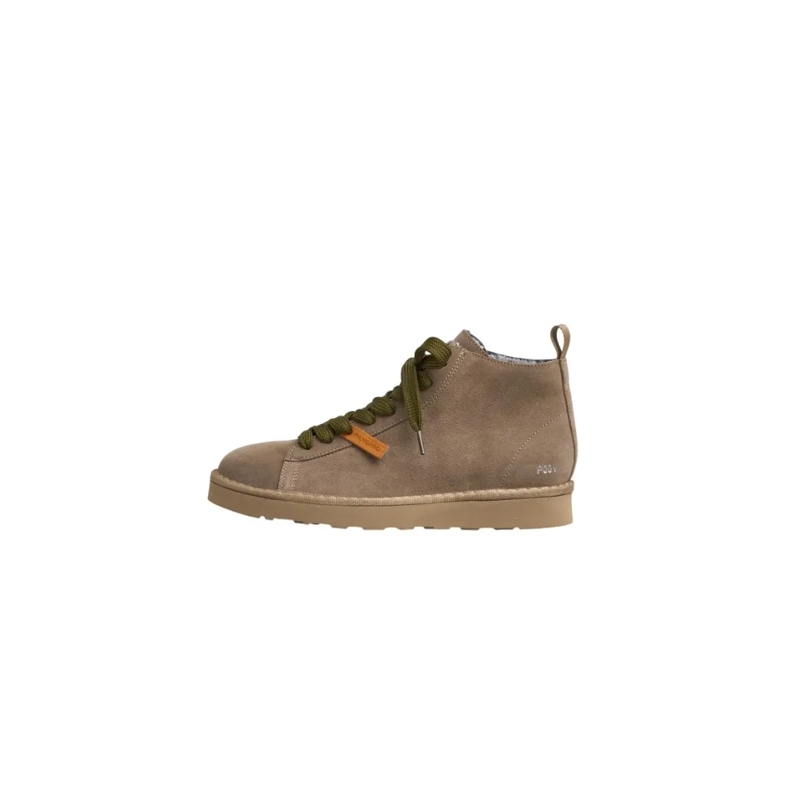 Panchic Lage-top sneaker Walnut Brown Suede Sneakers Brown