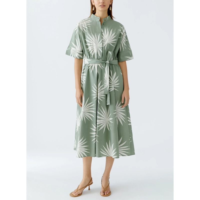 Oui Sommerkleid Midikleid grün (Image 2)