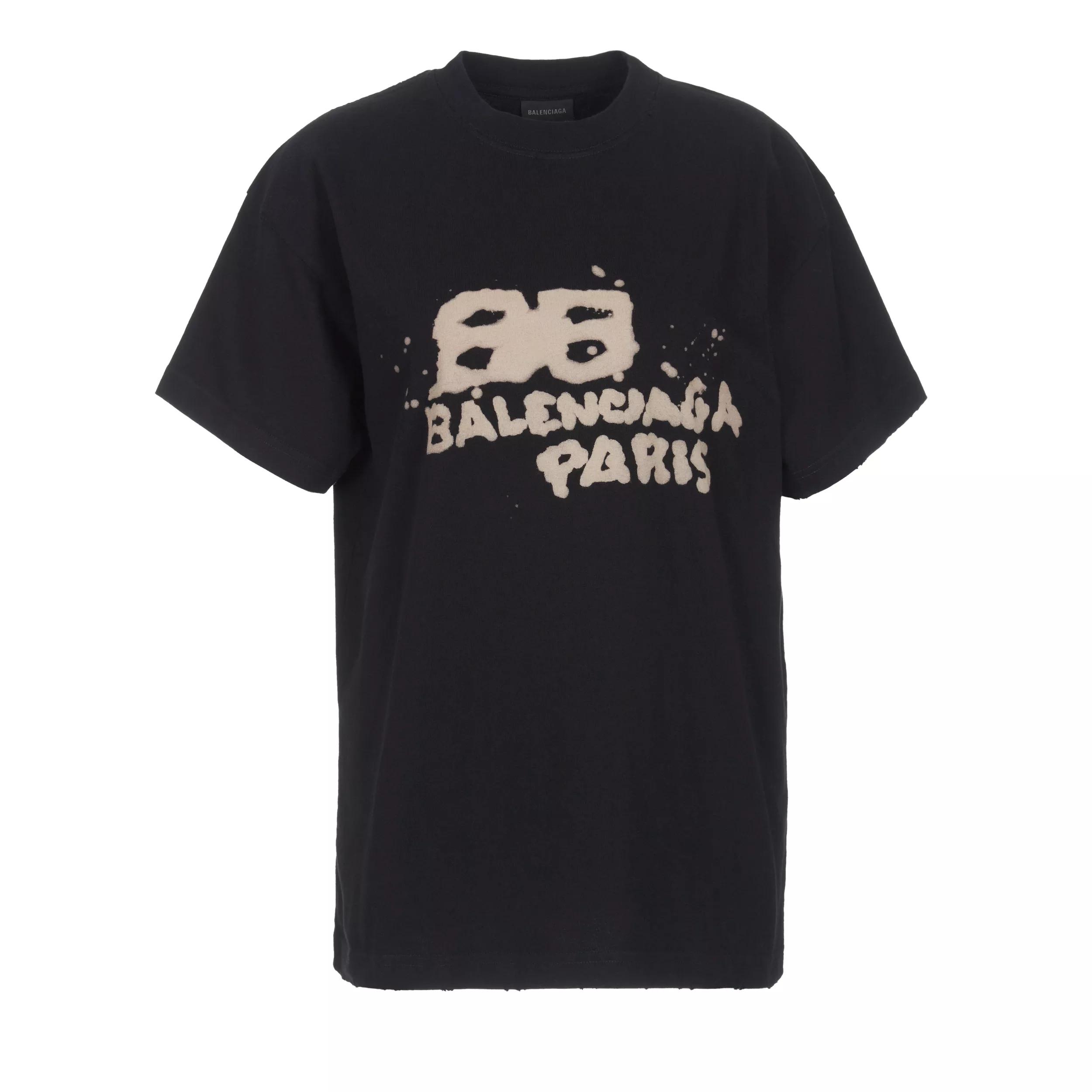 balenciaga mode t shirt black