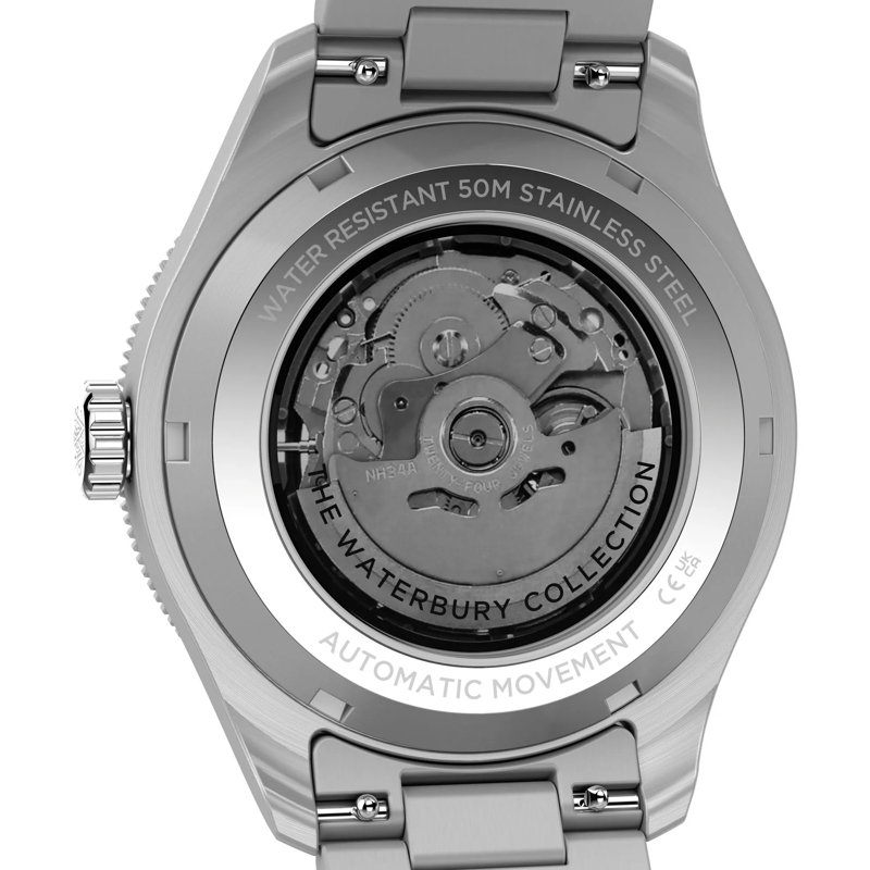 Timex Quarzuhr Mechanische Automatikuhr Waterbury Heritage Automa silber(Image 4)