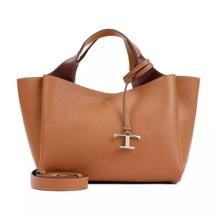 Tod%27s Crossbody Bags - Bauletto Sacca Grained Leather Bag - Gr. unisize - in Braun - für Damen