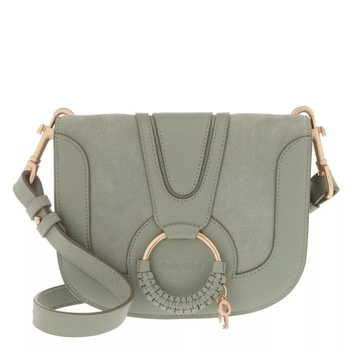See By Chloé Hana Crossbody Suede Smooth Forest Borsetta a tracolla