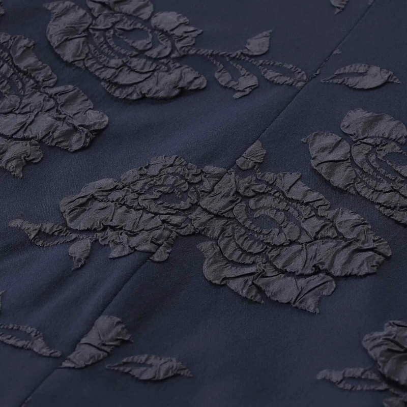 Rotate Minikleid Jacquard Minikleid blau(Image 3)