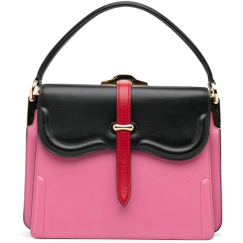Prada Schultertasche Belle Satchel rose