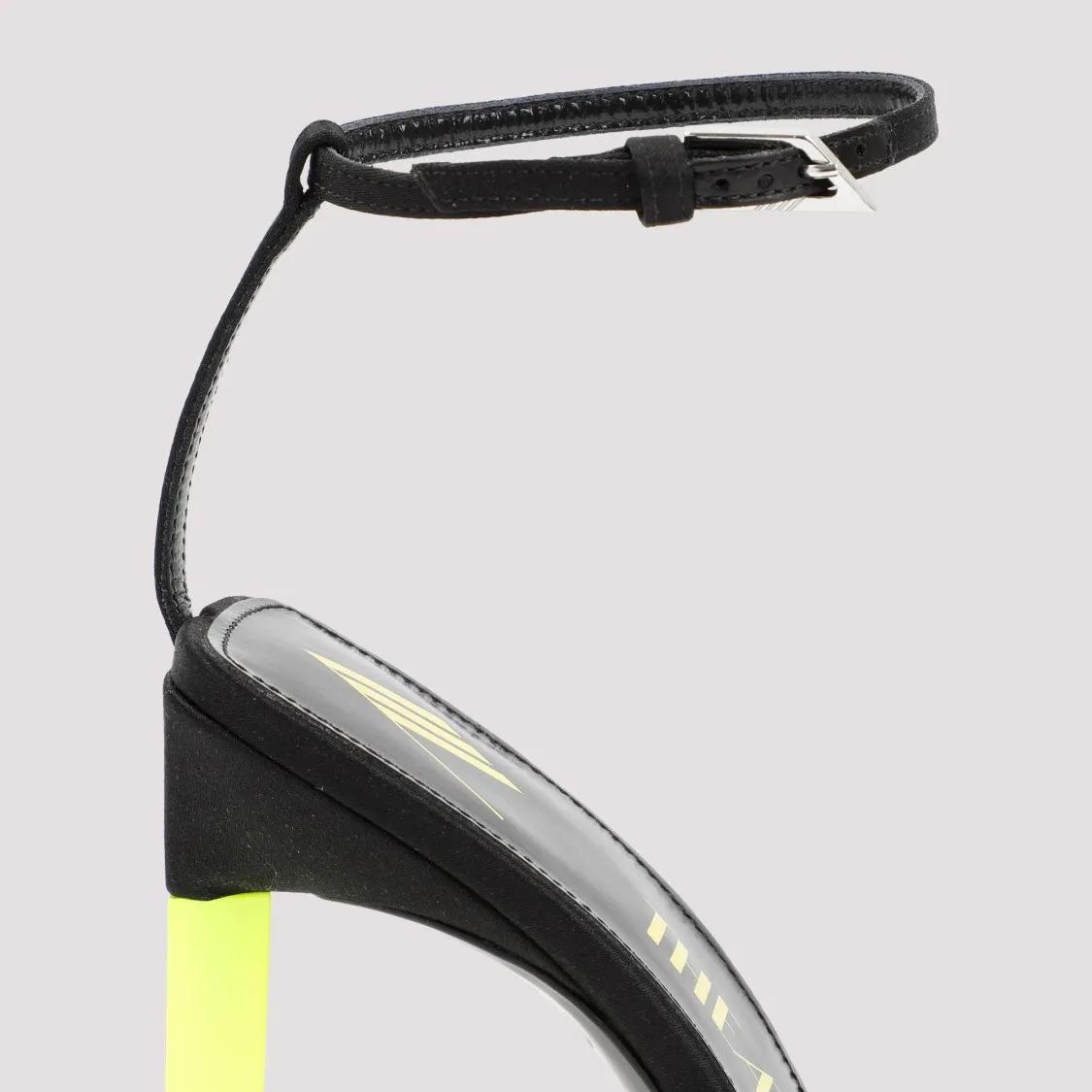 Thumbnail - The Attico Hohe Schuhe - Black And Yellow Perine Pump - Gr. 36 (EU) - in Schwarz - für Damen