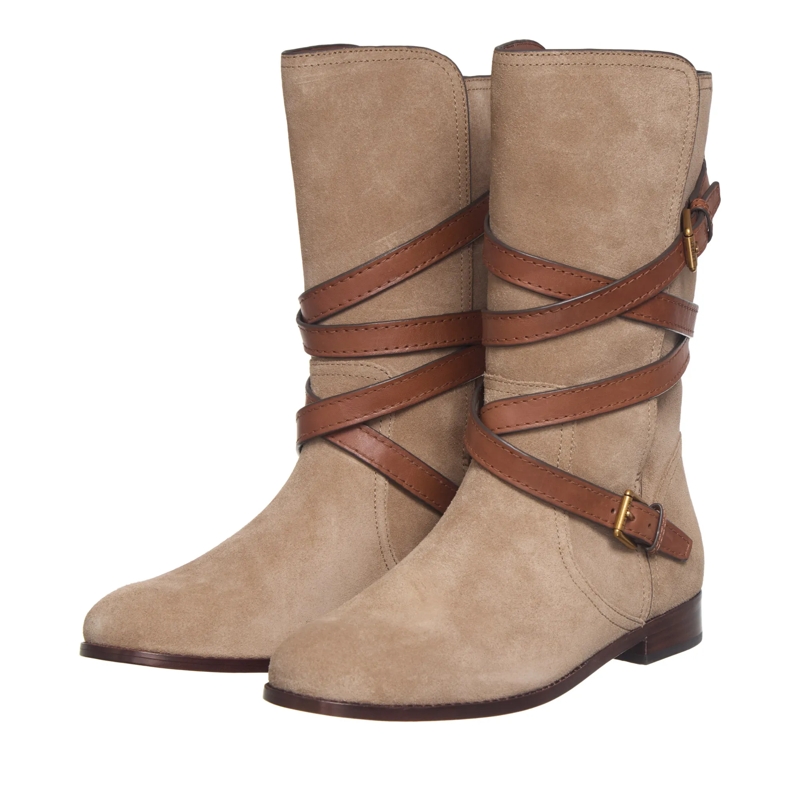 Lauren Ralph Lauren Stiefeletten Briannah Boots Mid Boot Honey Tan/Deep Saddle Tan