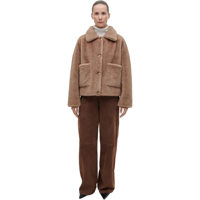 STUDIO AR Trenchcoat Studio Ar Faje  Camel 05tl256037.01 beige(Image 3)