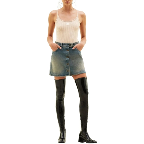 Courrèges T-shirts Top Reedition Viscose beige (Image 3)