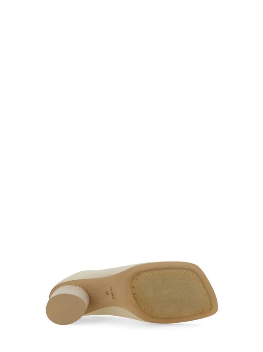 Thumbnail - Uma Wang Slipper & Pantoletten - Leather Mule - Gr. 35 (EU) - in Weiß - für Damen