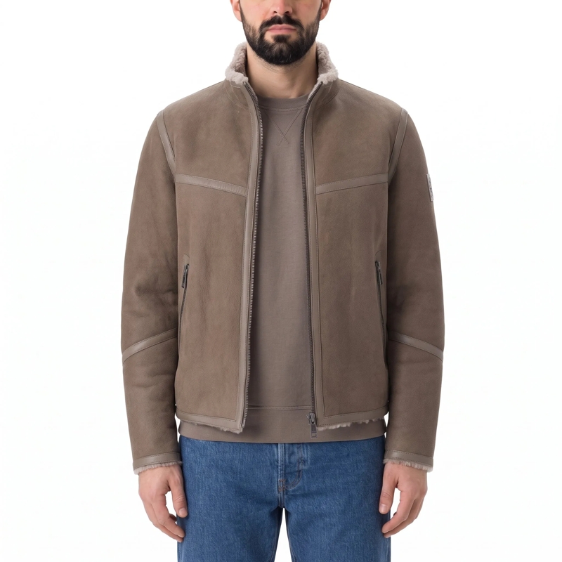 Belstaff veste Jacke Highland aus Leder schwarz(Image 2)