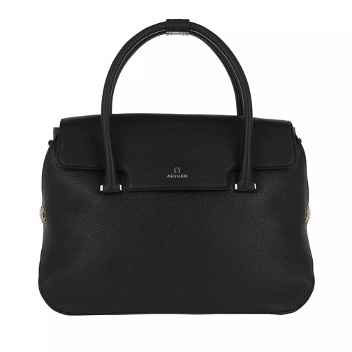 AIGNER Milano Handle Bag Black Sac d'affaires