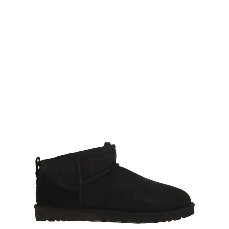 UGG Bottes Classic Ultra Mini - Sheepskin Boot Black