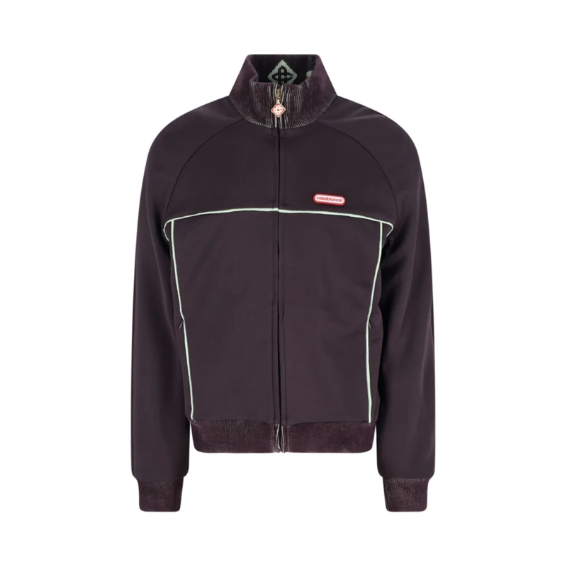 Casablanca Bomberjacke Classic Structured Black Jacket With Front Zipper  Black