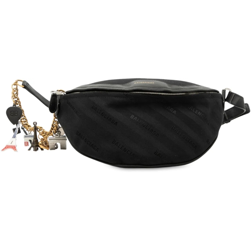 Balenciaga Gürteltasche Canvas Souvenir XS Belt Bag schwarz