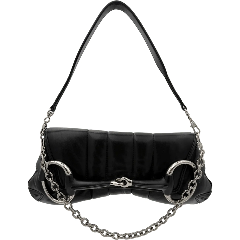 Gucci Tote Gucci Horsebit Monogram - Beige schwarz