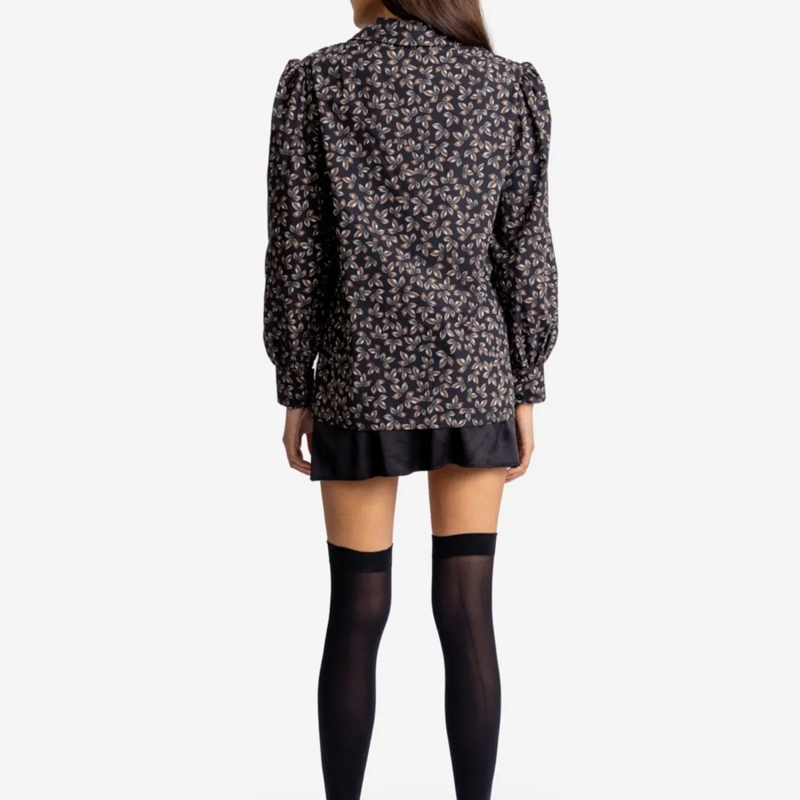 Helene Galwas Bluse Langarm Bluse HAIS dunkel-blau(Image 3)