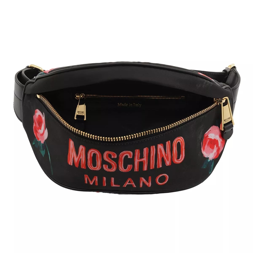 Moschino logo 2024 belt bag