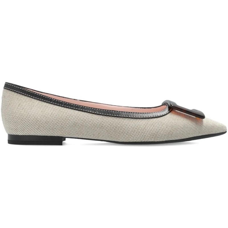 Roger Vivier Ballerinas Flat Shoes Beige beige