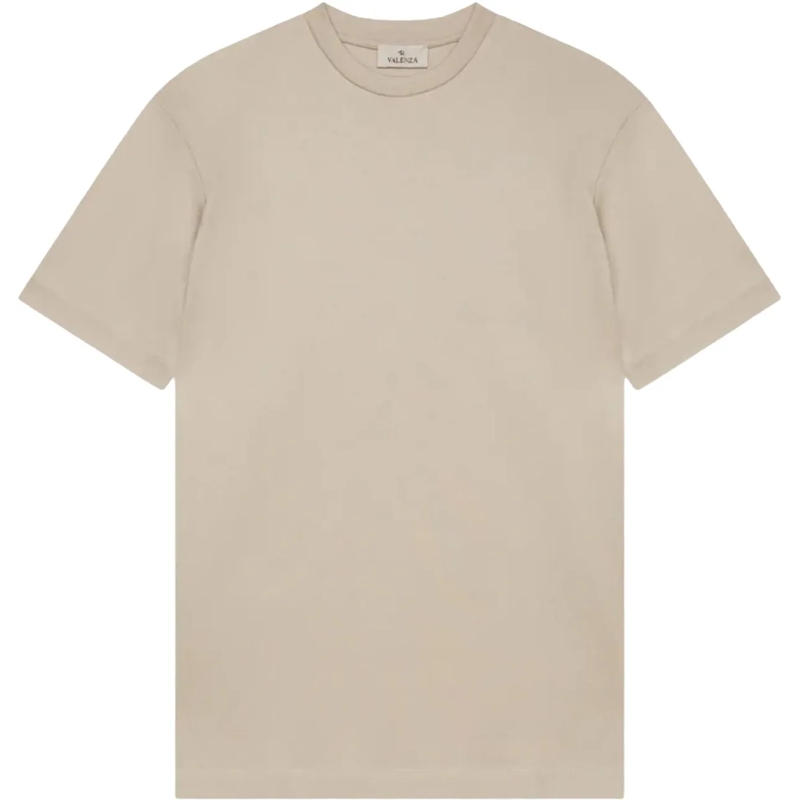 VALENZA T-Shirt Valenza Interlock Supima T-shirts Beige 1001 beige