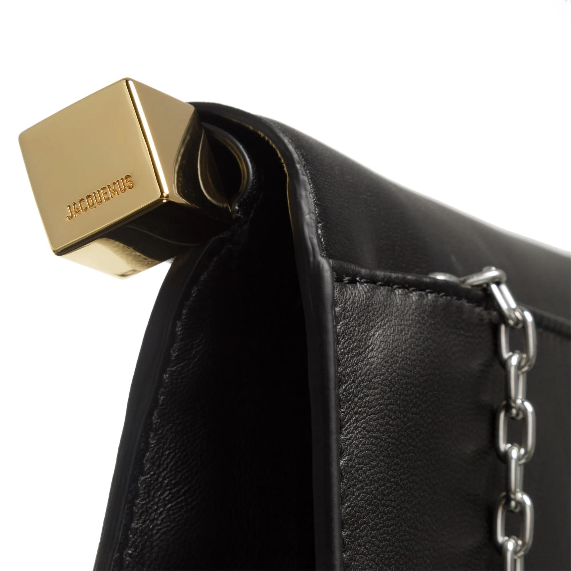 Jacquemus Clutches The Petite Pochette Round C in zwart