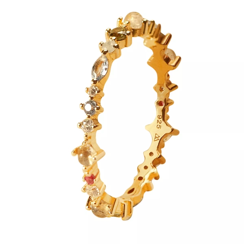 PDPAOLA Ring Papillon Ring Yellow Gold