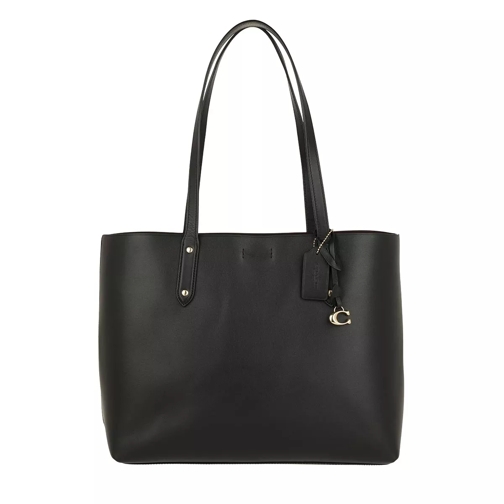 Coach Refined Leather Central Tote Black Draagtas