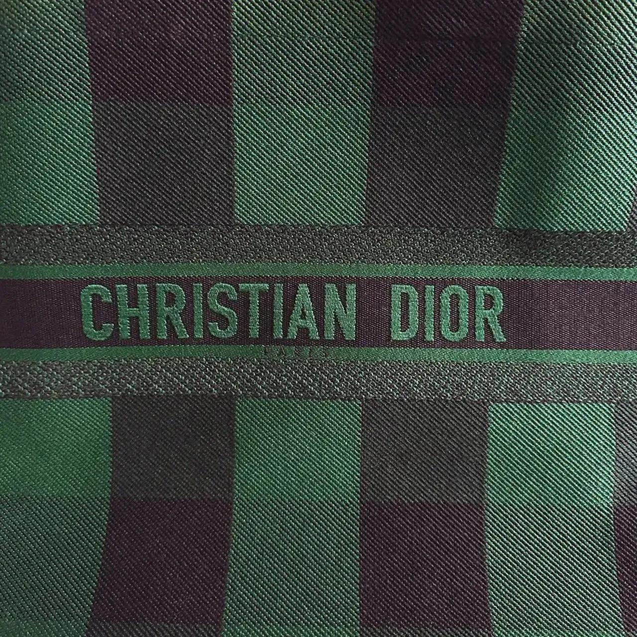 Thumbnail - Christian Dior Crossbody Bags - Dior Book Tote Large Check Leaf green / black / ve - Gr. unisize - in Grün - für Damen