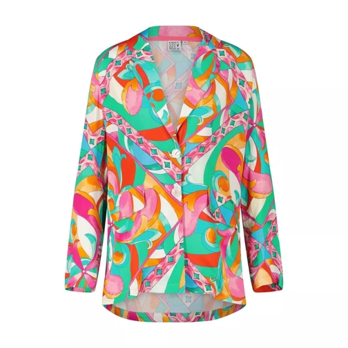 Emily can den Bergh Leichte Bluse mit farbenfrohem Print 4810452615202 Multicolor 