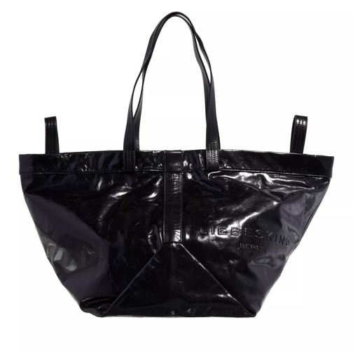 Liebeskind Berlin Elvira Paper Touch Crinkle Black Shopping Bag