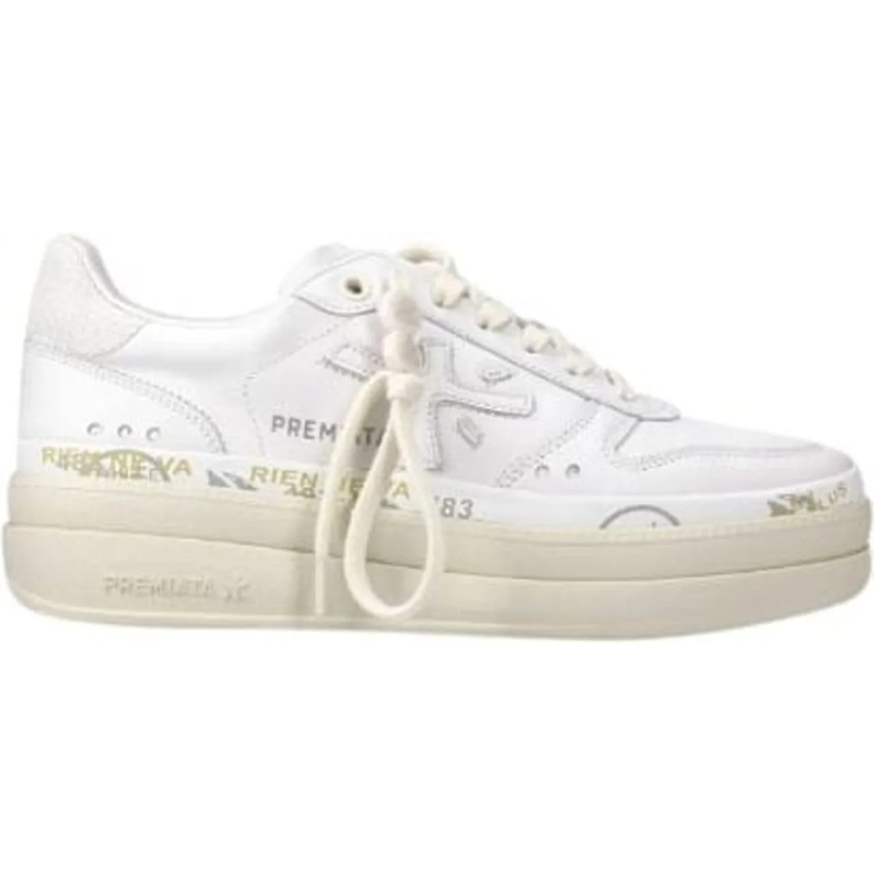 Premiata Lage-top sneaker Sneakers White weiß