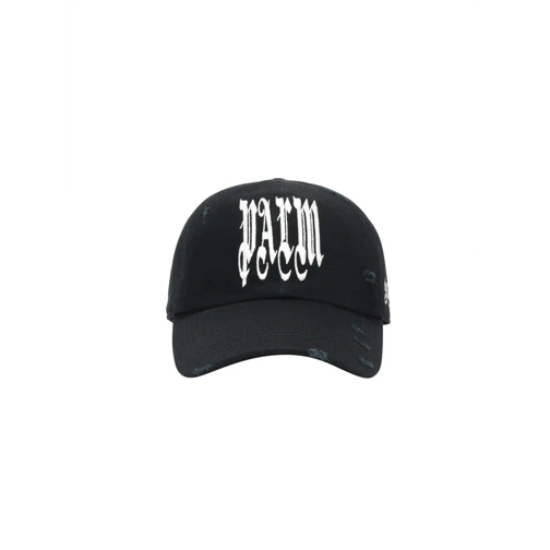 Palm Angels  Monogram Cotton Cap schwarz