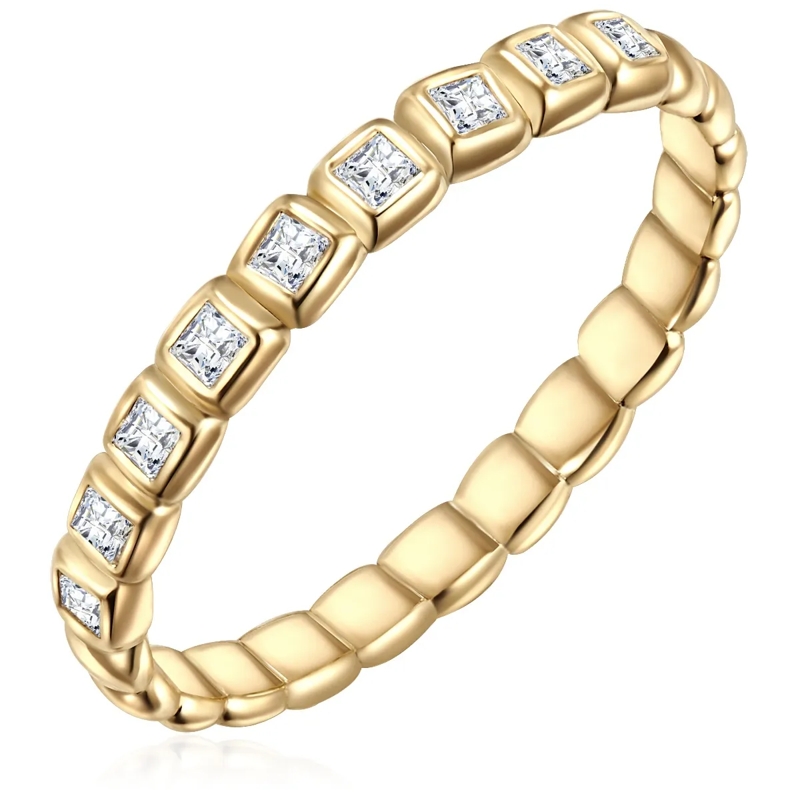 Glanzstücke München Ring Sterling Silber Ring Zirkonia gold(Image 4)