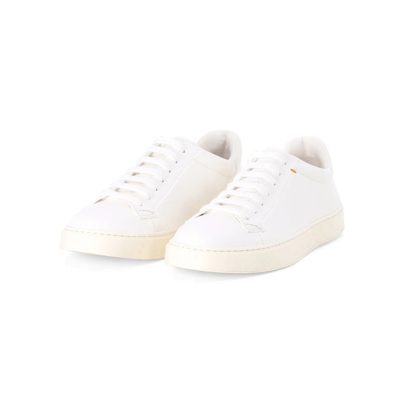 Doucal's Schnürschuhe Sneaker aus Leder weiß