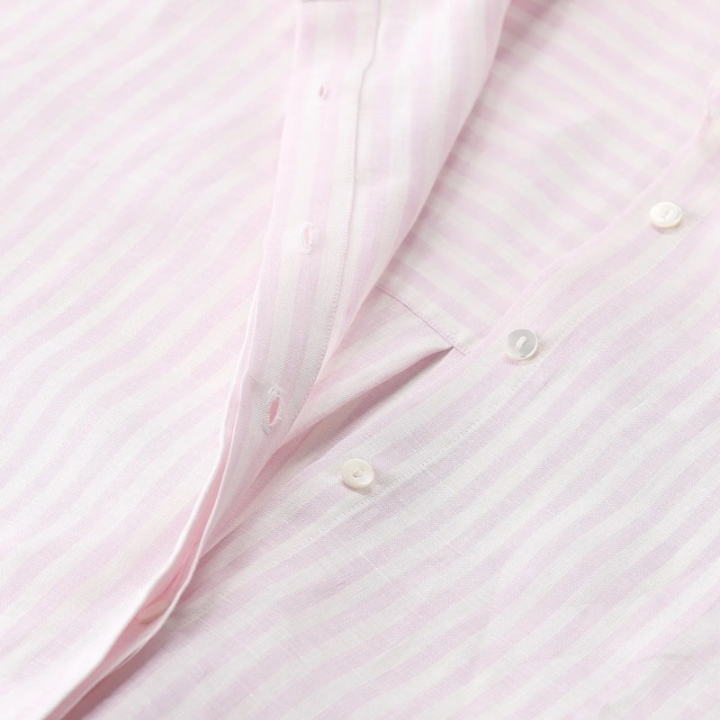 Blooming Bluse Gestreifte Hemdbluse Erice pink(Image 3)