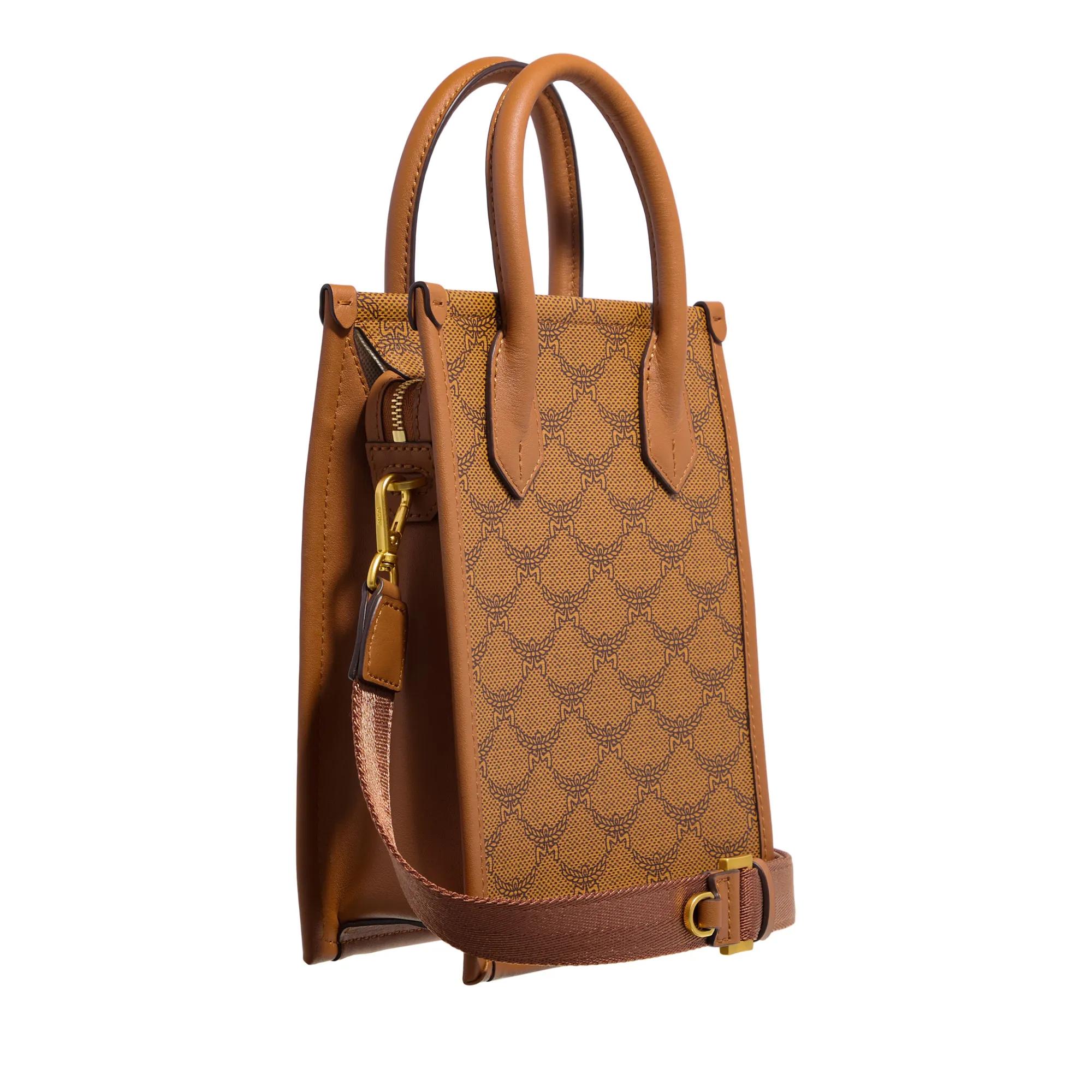 MCM Totes & shoppers Himmel Lauretos Tote Mini in cognac