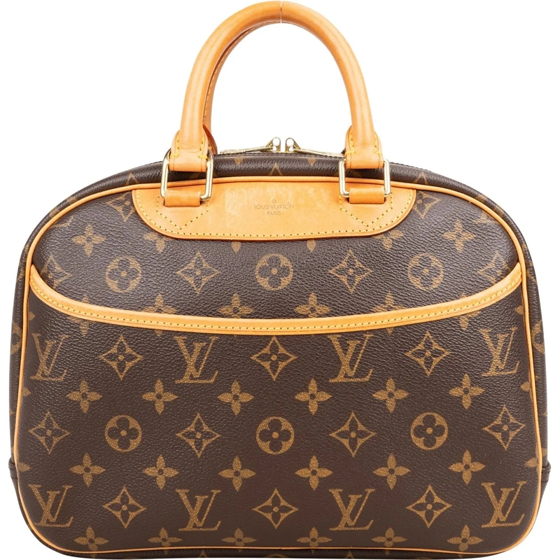 Louis Vuitton Tote Louis Vuitton Canvas Monogram Trouville Handbag braun