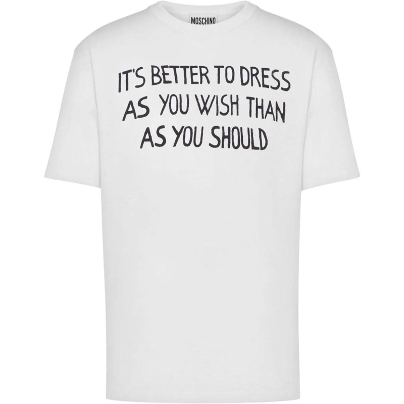 Moschino T-Shirt T-Shirts And Polos White weiß