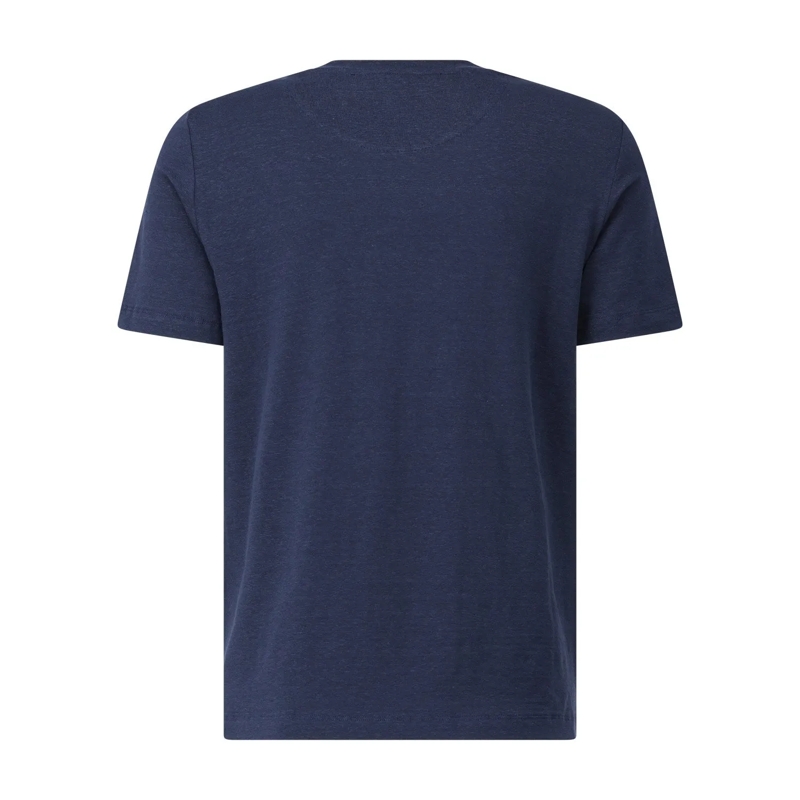 Maurizio Baldassari T-shirt T-Shirt aus Leinen blau(Image 2)