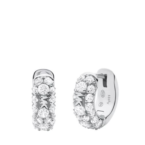 Michael Kors Women's Sterling Silver Hoop Earring MKC1497AN040 Silver Créole
