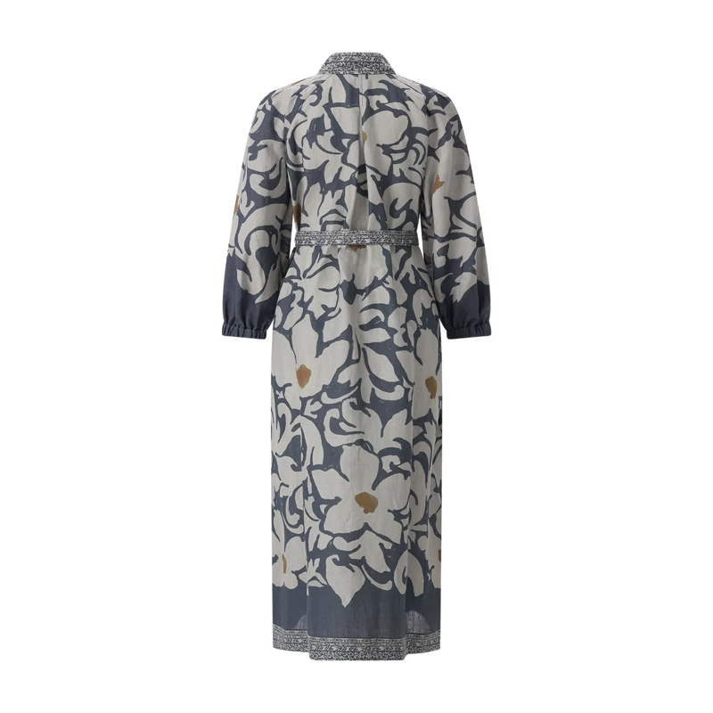 Luisa Cerano Maxikleid Kleid the ethnic flower navy(Image 3)