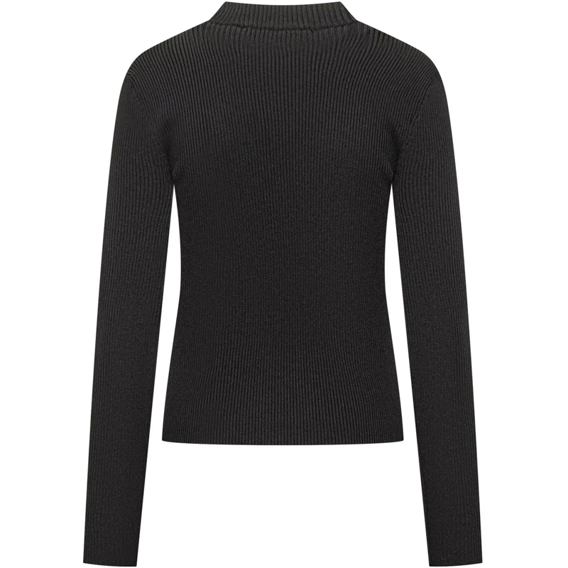 Givenchy  Maglia Nera con Logo Ricamato schwarz(Image 2)