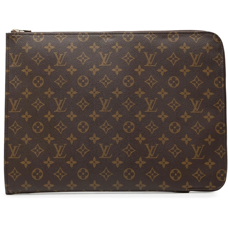 Louis Vuitton Tote Monogram Poche Documents Portfolio braun