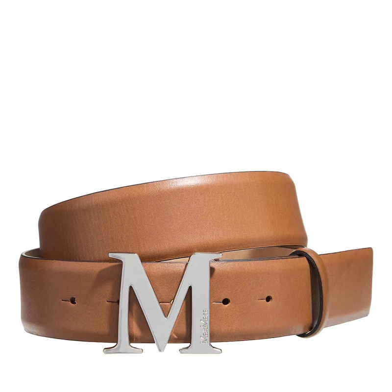 Max Mara Ledergürtel Mclassic40 Marrone