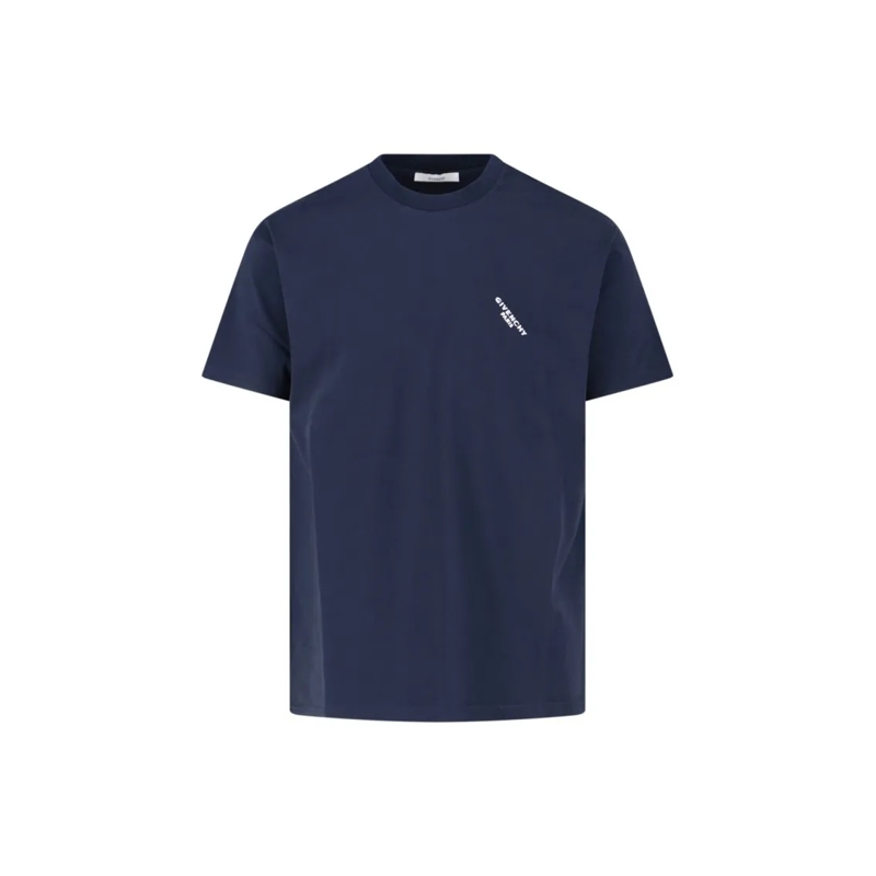 Givenchy T-shirt Logo T-Shirt – Navy Blue