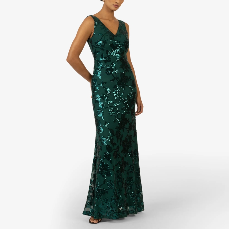 Kraimod Abendkleid Abendkleid dunkel-grün(Image 2)