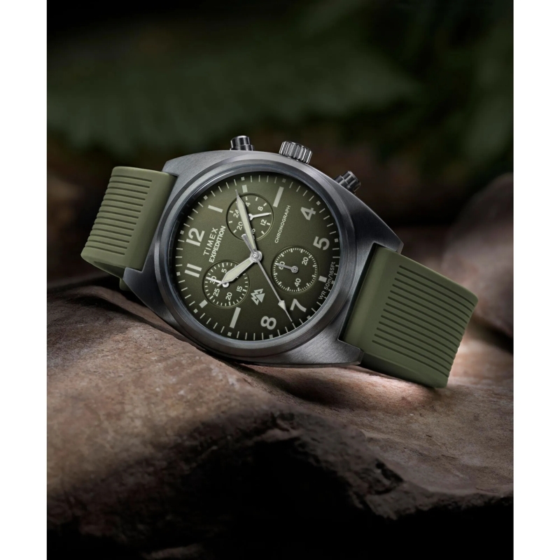 Timex Quarzuhr Quarz-Analoguhr Expedition® Capstone Chronograph grün(Image 6)